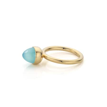 Aanschuifring met Chalcedon