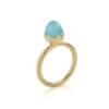 Aanschuifring met Chalcedon