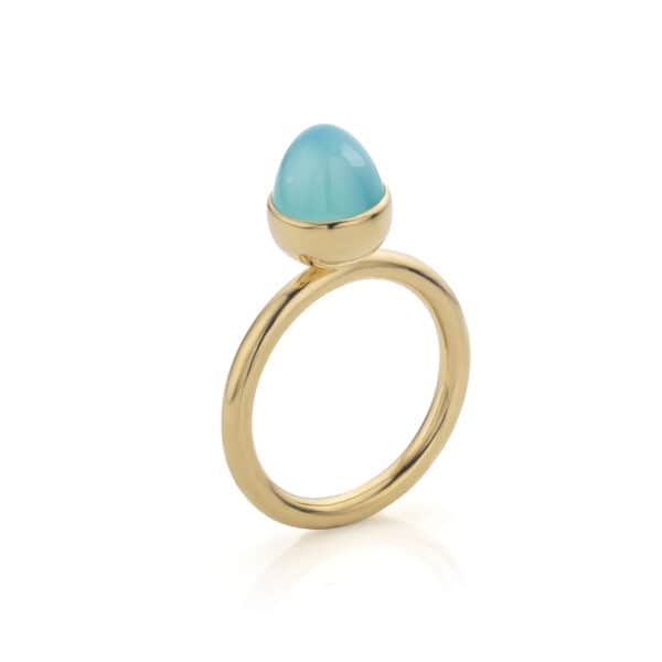 Aanschuifring met Chalcedon